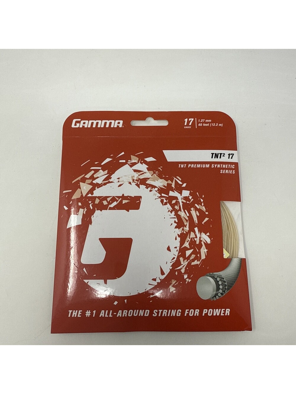 GAMMA TNT 2 17 - 17 Gauge 40' Tennis String - NEW
